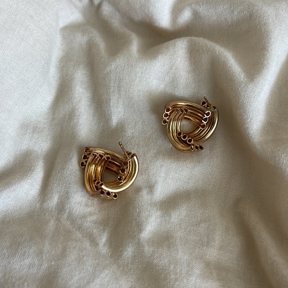 Gold Earrings - Picture 2 of 3